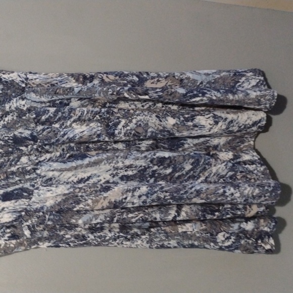 CONVERSE Fit And Flare Sundress Blue And White Mini size small - Picture 4 of 7